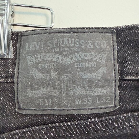 🖤 Levi’s 511 Slim Fit Jeans — Black Wash (33W x 32L) - Picture 5 of 5